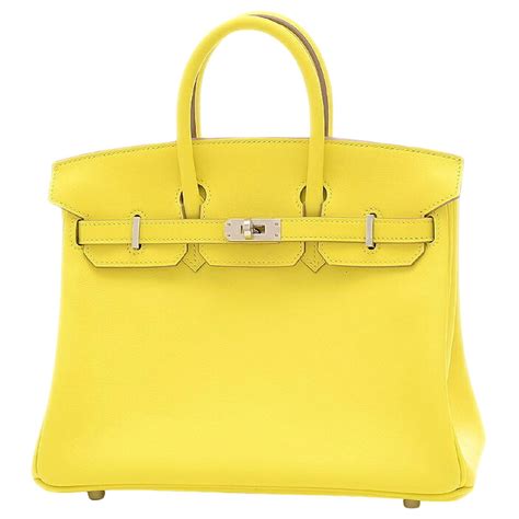 hermes birkin 25 yellow|Hermes Birkin 25 black crocodile.